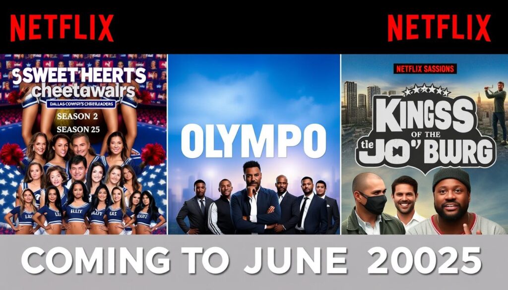 Collection of TV shows coming to Netflix in June 2025