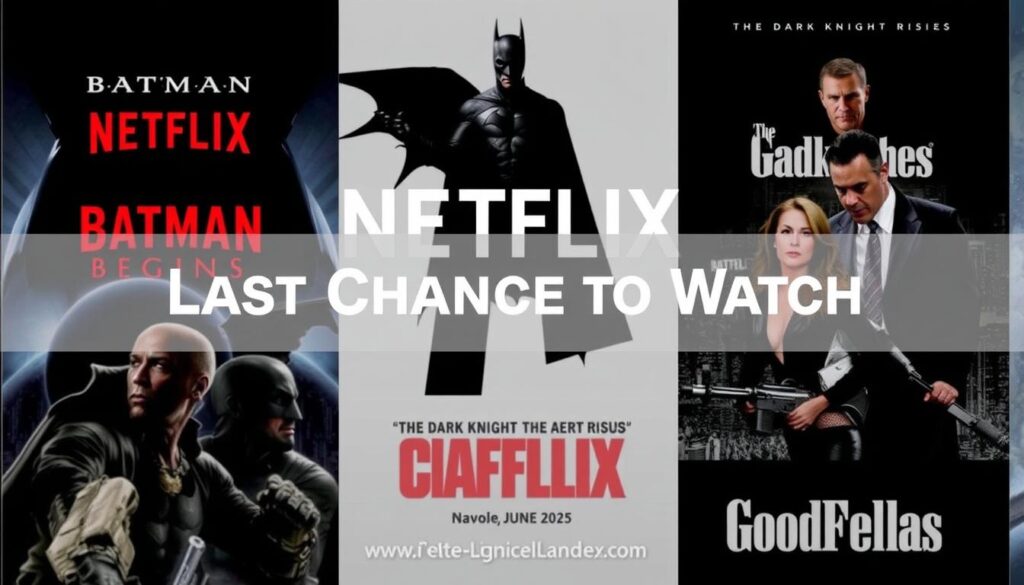 Movies leaving Netflix in June 2025