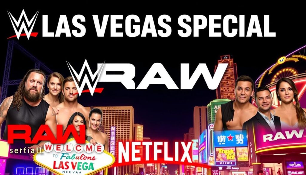 WWE RAW Las Vegas Special episode promotional image